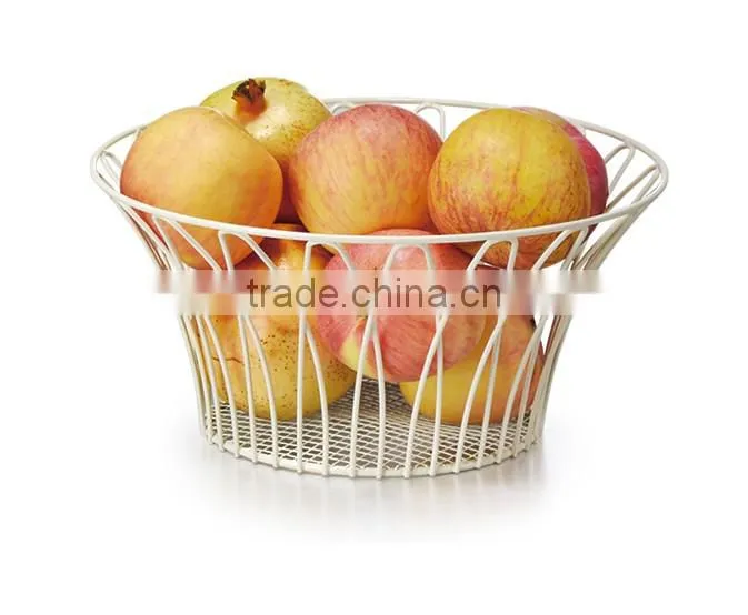 metal kitchen wire fruit basket