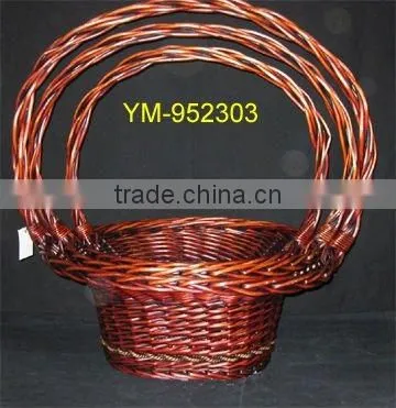 decorative willow gift basket wholesale