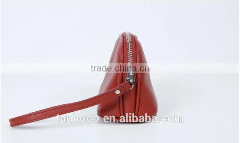 Fashion travel hanging professional wholesale PU leather makeup bag