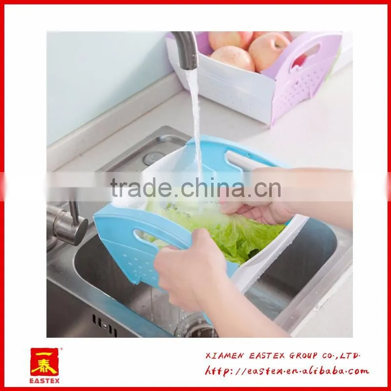 Foldable draining calathus kitchenware basket series