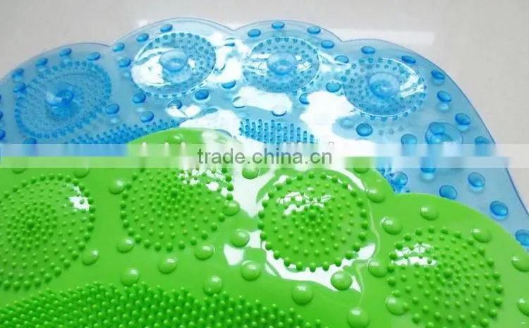 2016 hot sale hot-sale pvc bath mat with massage faction