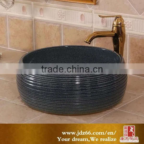 Good-quality flat base ceramic kitchen hand wash sink for hot sell
