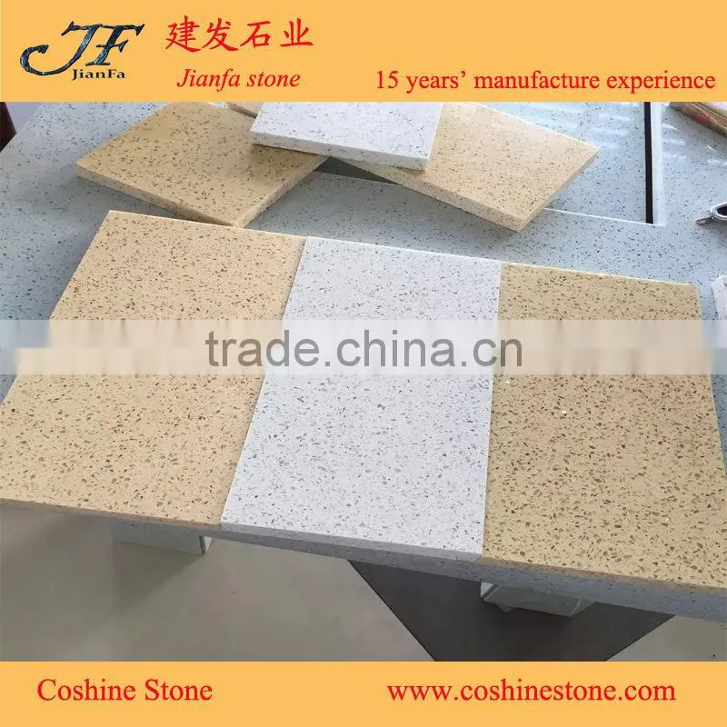china supplier cheaper price artificial quartz stone 34x34 floor tiles