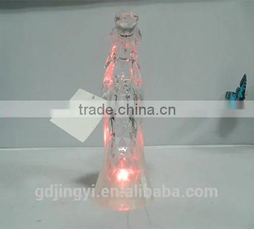 LED light Hight Transparent Acrylic bowing Pope