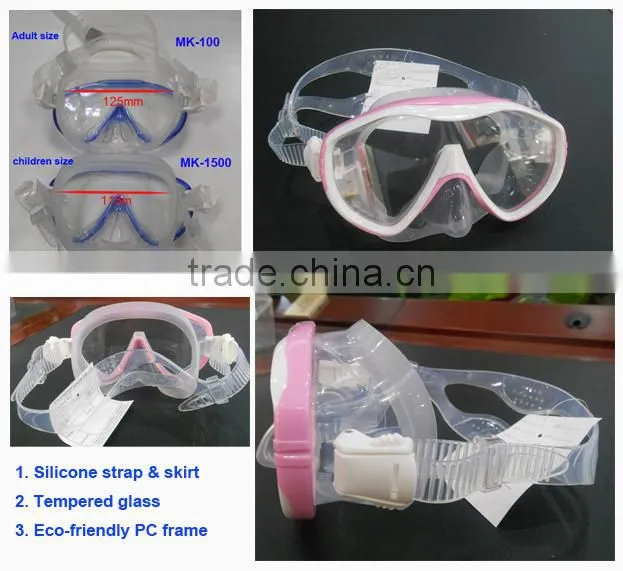 Super Low Volume Diving Mask for children (MK-1500)