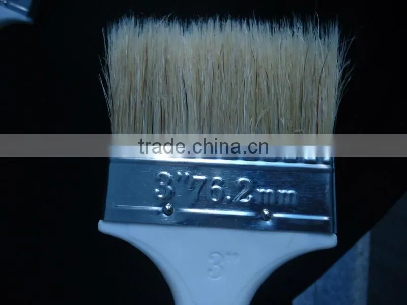 Cheapest bristle hair paint brush with plastic handle