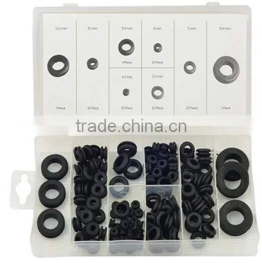 140 pcs rubber Grommet assortment / Household Washer Kit