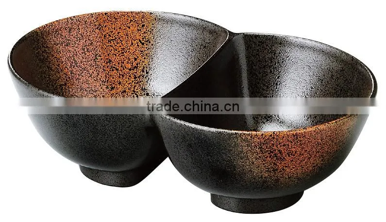 Twin Rice Bowl Double Bowl for Japanese Food Edamame Bowl