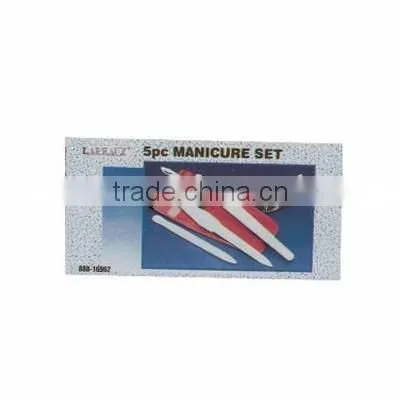 5pcs professional metal chrome pedicure set for women and girl