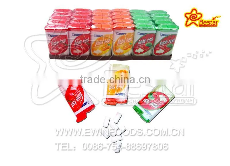 Fruity Flavor Xylitol Bubble Chewing Gum