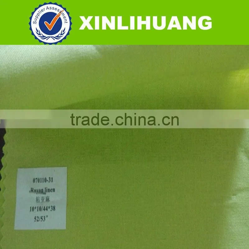 Cheap hot sale imitation linen fabric