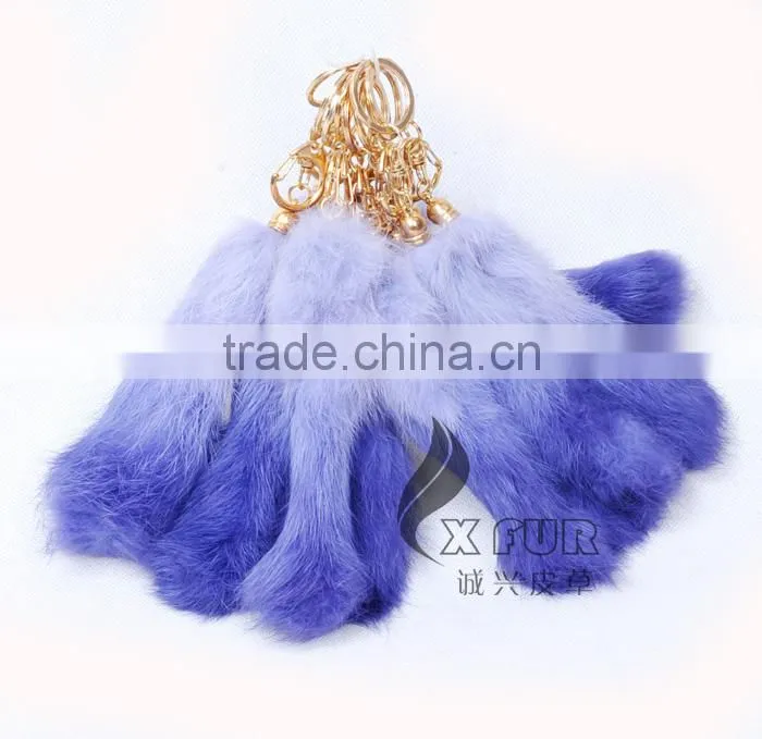 CX-R-39B 2016 Fashion Car Key Chain Genuine Rabbit Fur Keychains