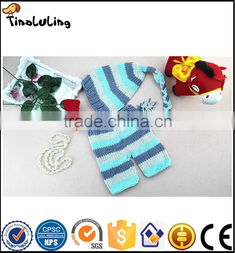 2017 new fashion NPT68 Tinaluling newborn baby blue woolen photography props