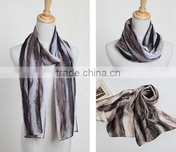 Embroidered silk style shawls simple