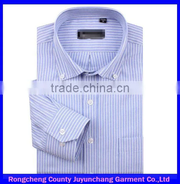 non-iron vertical striped oxford mens shirt