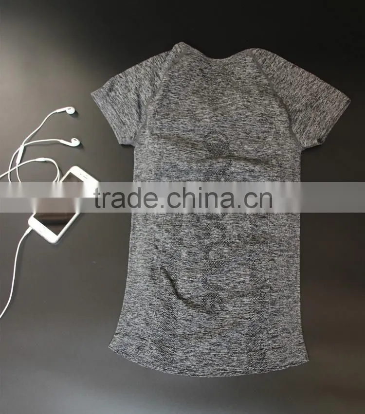 Custom Gym T shirt Compression Tights Women's Sport T-shirts Dry Quick Running Short Sleeve T-shirts Fitness Women Clothes Tees
