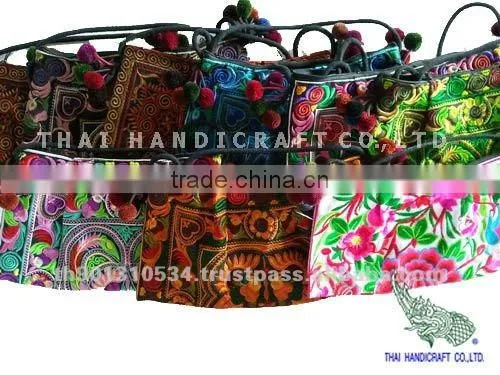 Thai Embroidered HMONG Hill Tribe Shoulder Hand Bag