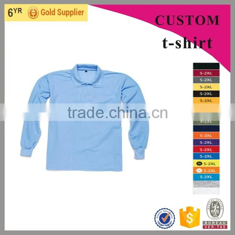 lowest price custom polo shirt 100% cotton