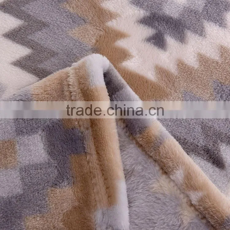 new design 100% polyester super soft printed flannel blanket for gift