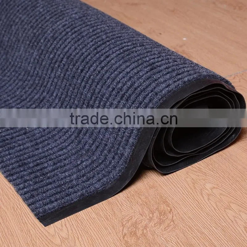 Red Gray Blue Green Color Plain Shaggy Stripe Jacquard Exhibition/Hotel 100% PE Carpet 1-4m Width