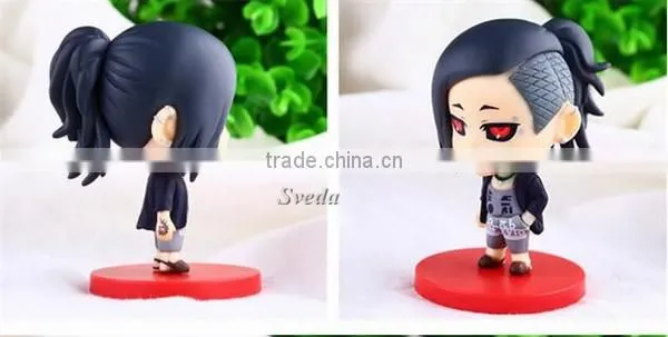 Anime Cartoon toy Tokyo ghouls action figure sets of 4pcs Pvc dolls Q version Tokyo Ghoul figure
