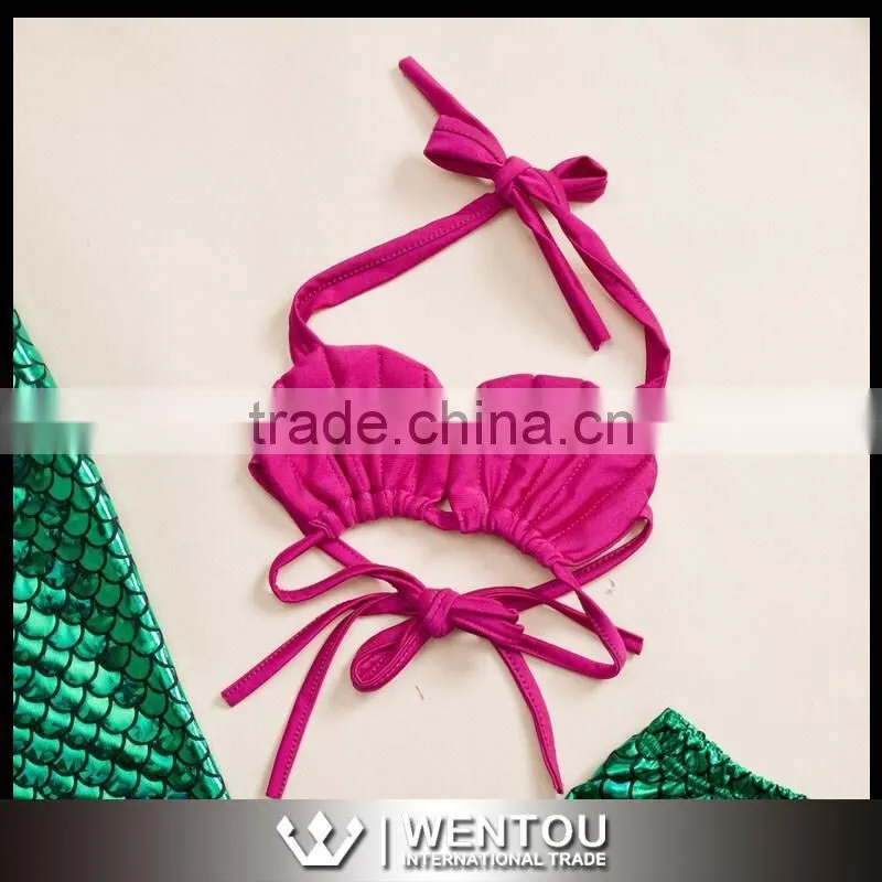 Girls Swimmable Mermaid Tail Swimwear