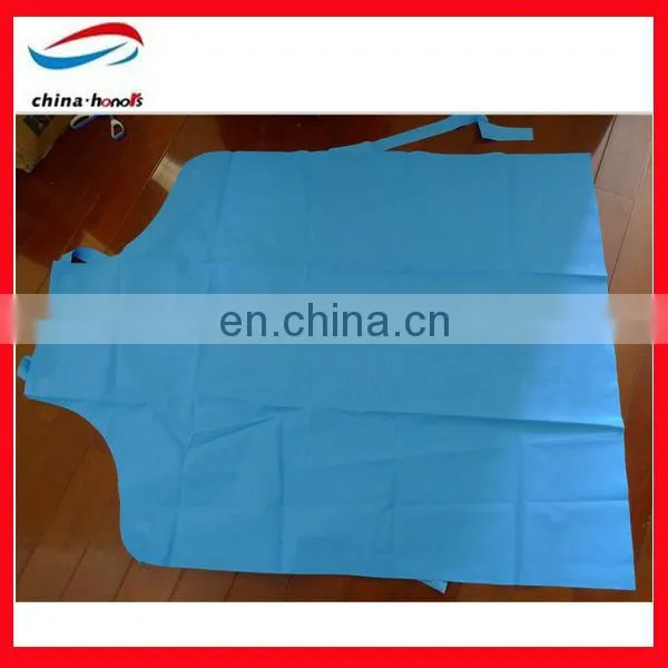 white pvc waterproof apron/washable pvc apron/customized pvc apron
