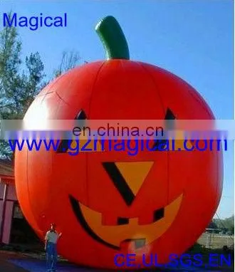 Inflatable Pumpkin bounce house for Halloween