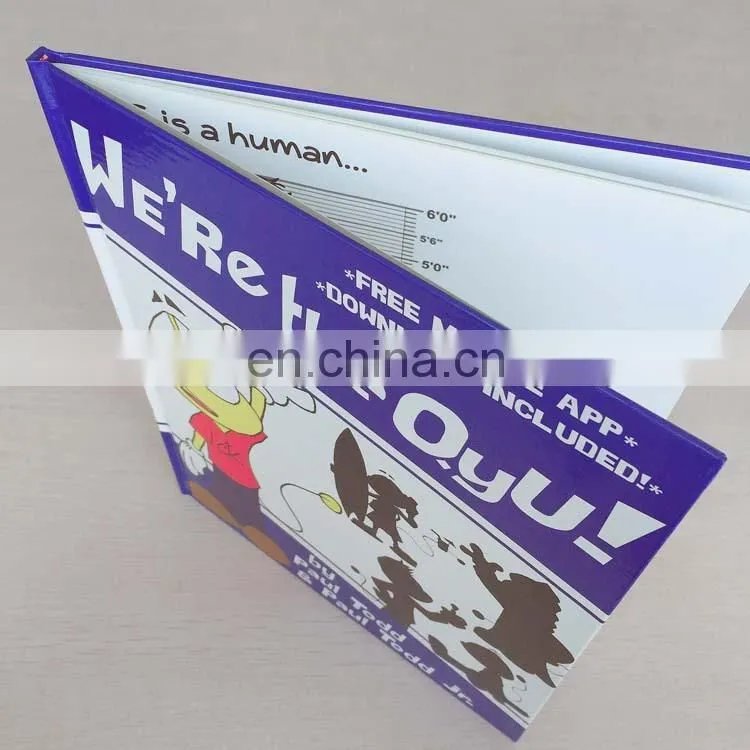 High Quality Custom A4 Cheap Factory Price Hardcover Book Printing Hardcover Story Book