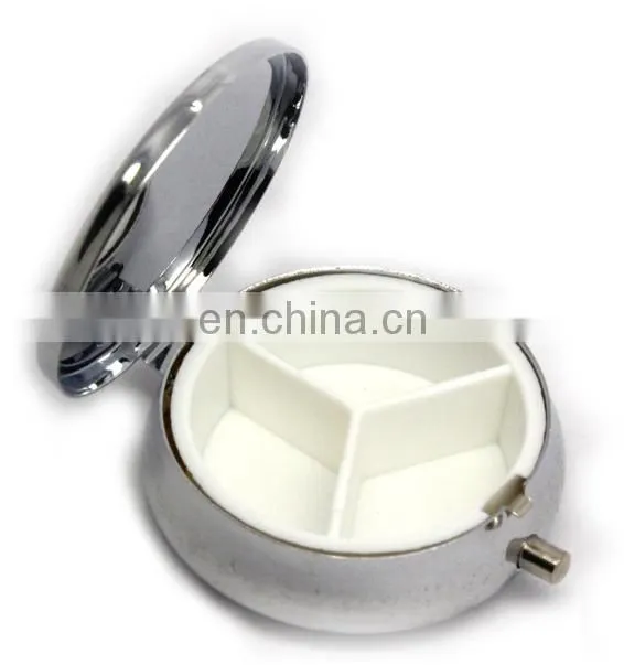 color full crystal pill box metal mini for wholesale