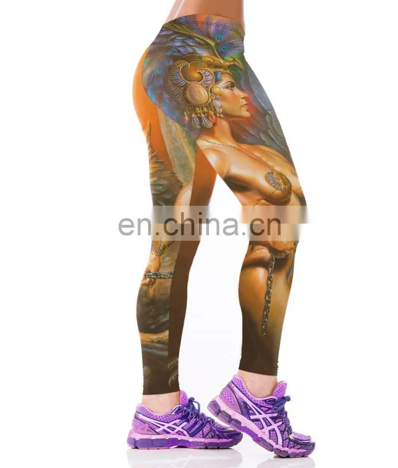 Lady workout pants sport fitness yoga leggings for women