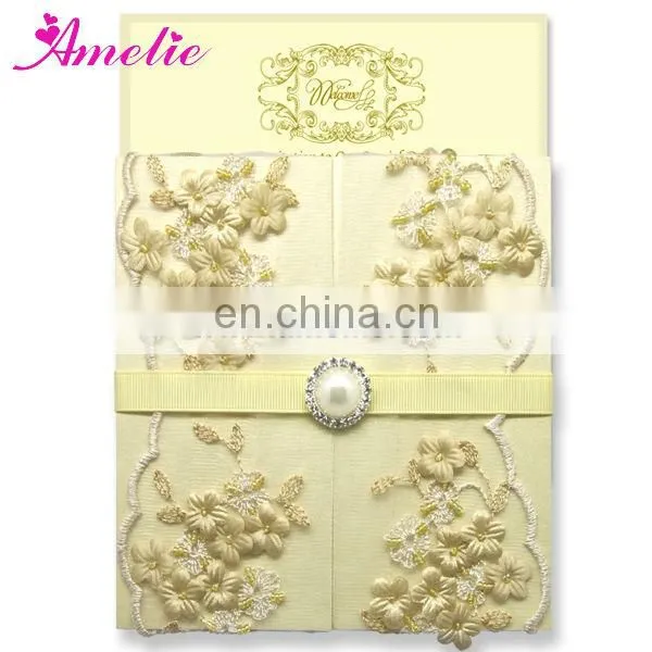 AC142 Paper With Personalized Printing Indian Wedding Invitation Cards