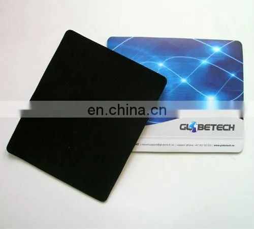 Business gift white eva backing plastic surface mouse pads custom images