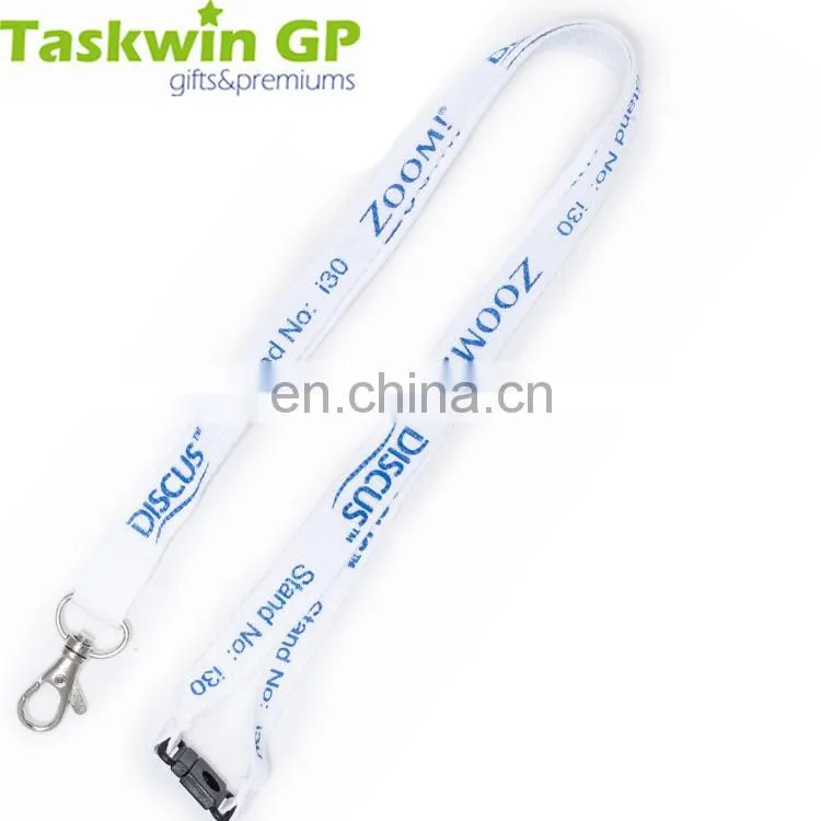 custom ID badge card polyester lanyard custom neck lanyard fro club or college