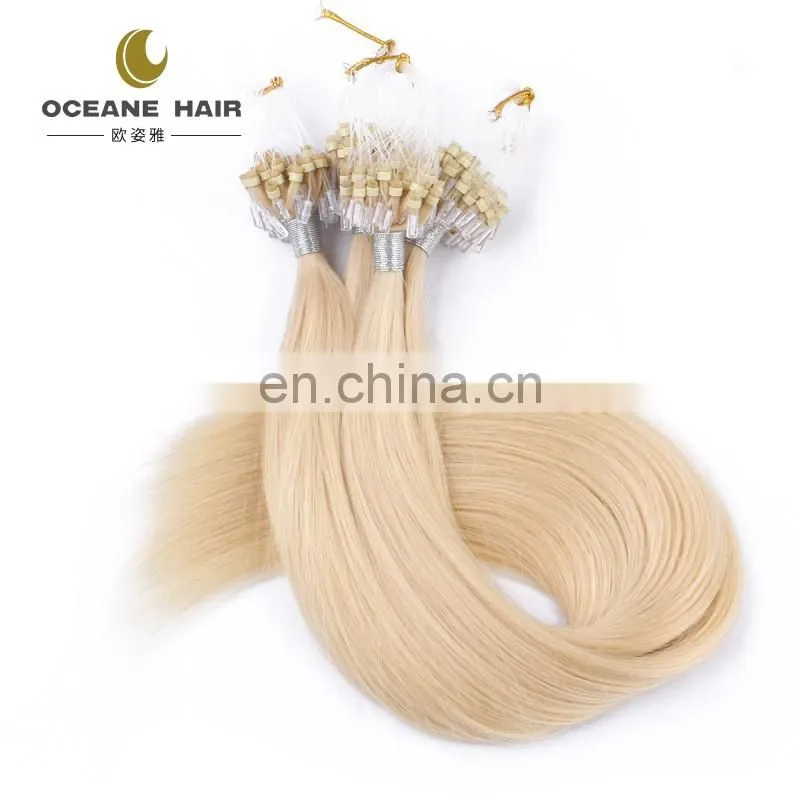brazilian micro ring loop hair extensions thick soft nano hair nano ring hair extension