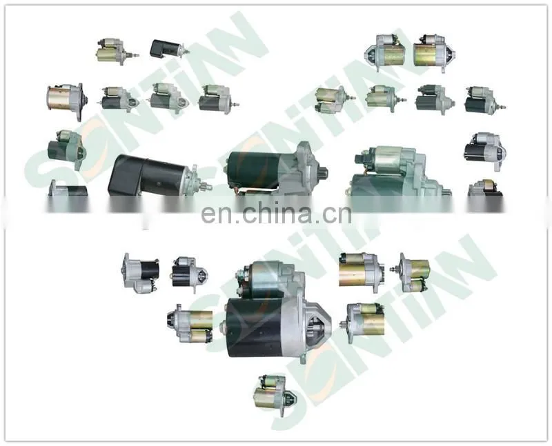 Electric Auto Parts Bosch Starter Motor 12V DC For FIAT Agriculture/Landbrug Made in China