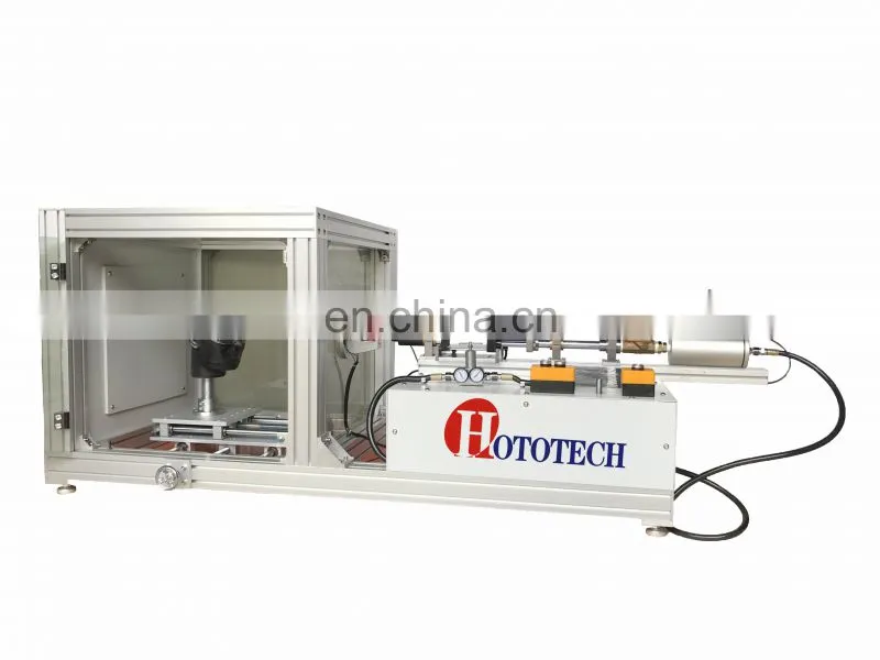Helmet goggles horizontal impact testing machine /Protection eye withstand impact testing equipment