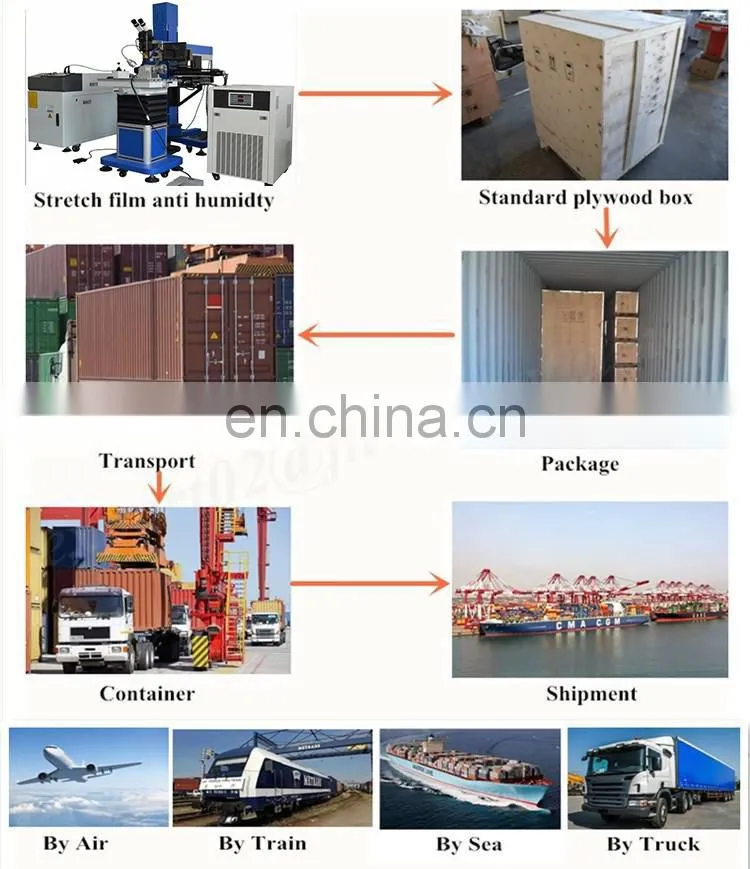 Crane arm 200W 400W mould laser welding machine for welding large big molds