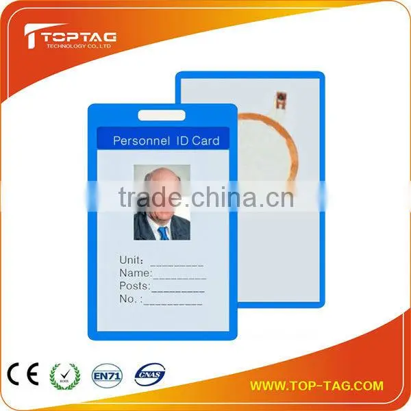 Wholesale price13.56Mhz personal ID card,RFID ID card with printing Logo,UID/serial number