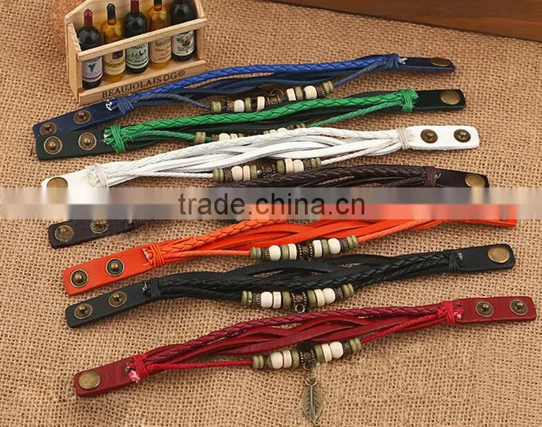 wholesale vintage ladies watch leaf bracelet