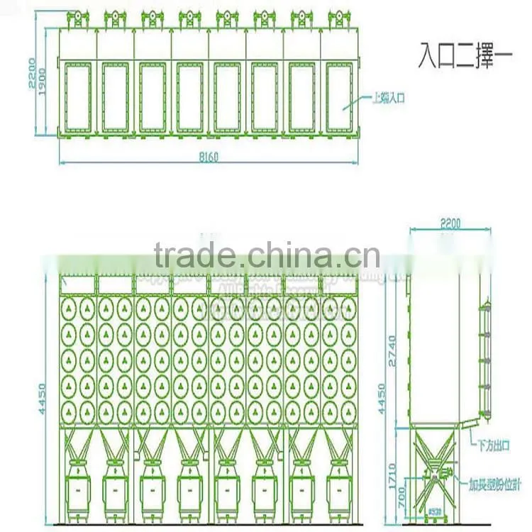 Industry High Temperature Resistant Anti-static Filter Cartridges For Dust Collector