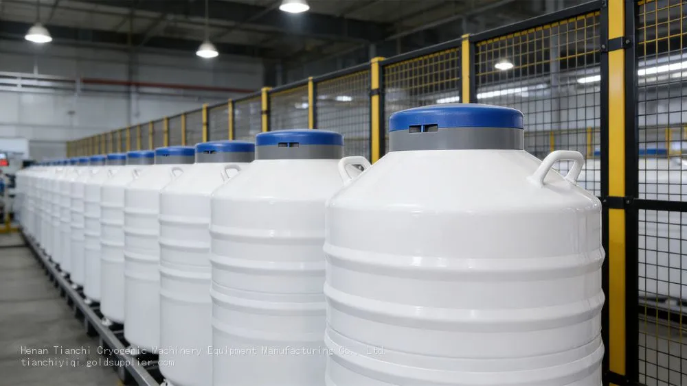 TcCryo ln2 cryogenic freezer factory