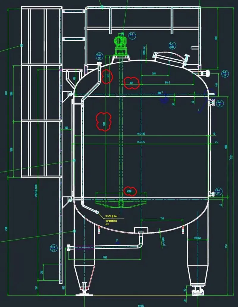 Aseptic Tank for Milk and Beverage Products Ensures Buffer Storage of the Sterilized Products