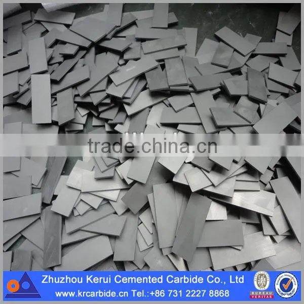 Tungsten carbide plates for making hardware