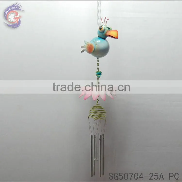 WELCOME sign ornaments of hanging room decorations with metal garden wind chime