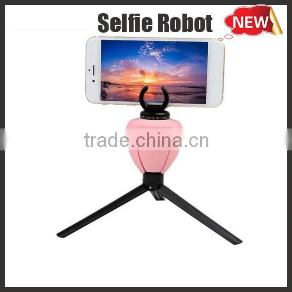 Hot Sale Self-Time take photo Selfie Robot with 360 degree,hands free selfie Robot for all mobile phone