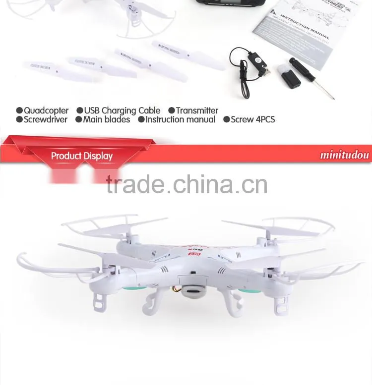 2014 Hot Selling X5C Drone Professional 2.4G 4 CH RC Flying Toys With Light&Camera