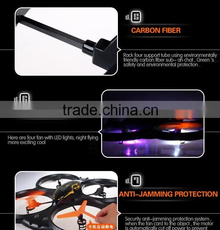2014 new Product Large 61CM 4.5CH 2.4G 4-Axis Ufo Aircraft RC Quadcopter With Camera