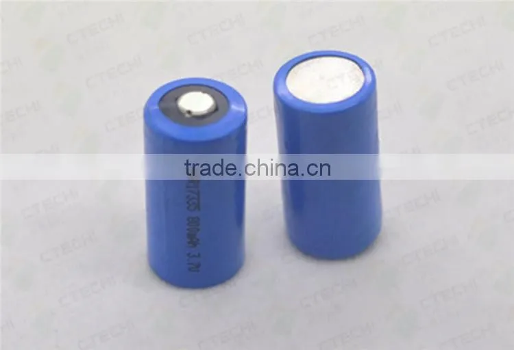 ICR 17335 battery 800mah li ion battery 3.7v rechargeable battery