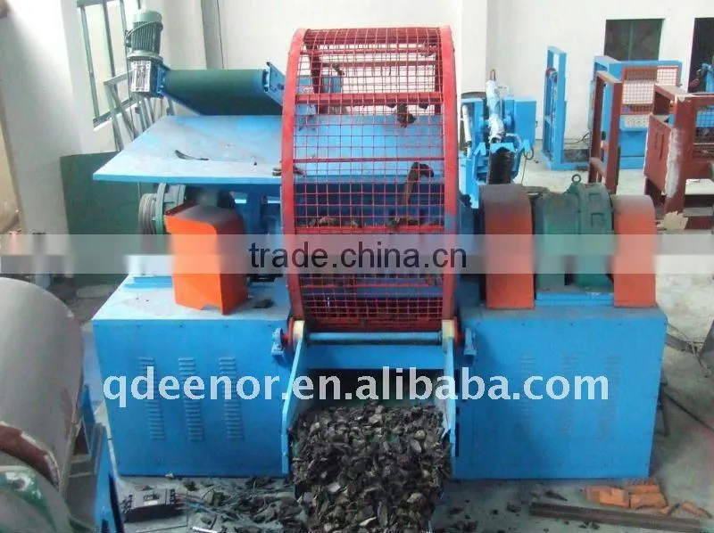 low price hot sale high quality used tire crushing machine into rubber powder from tire recycling